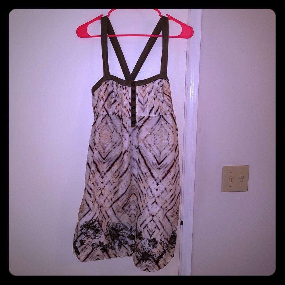 Tie die Anthropology dress